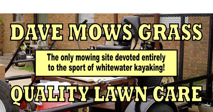 Dave Mows Grass