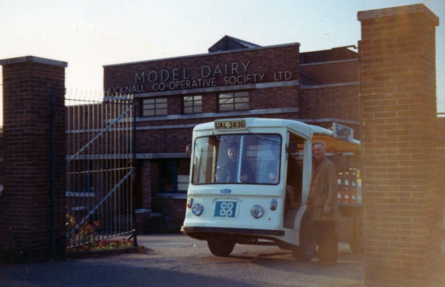 This Is Hucknall Archive Photo Coop Milk Delivery