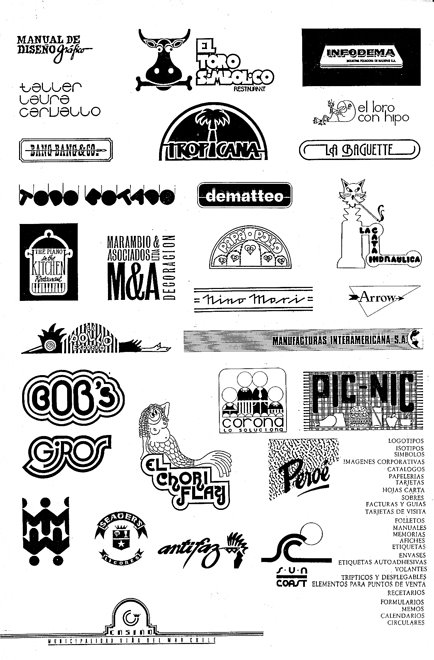 logos que hice en chile 1982/1989