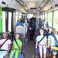 Cinto de segurança em ônibus