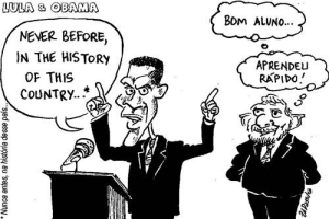 Lula e Obama nos Estados Unidos