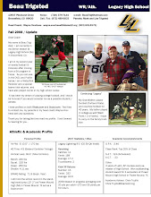 Beau's Sr. Year Recruiting Profile Document