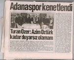 Düşünce platformundan Turan özere ziyaret.