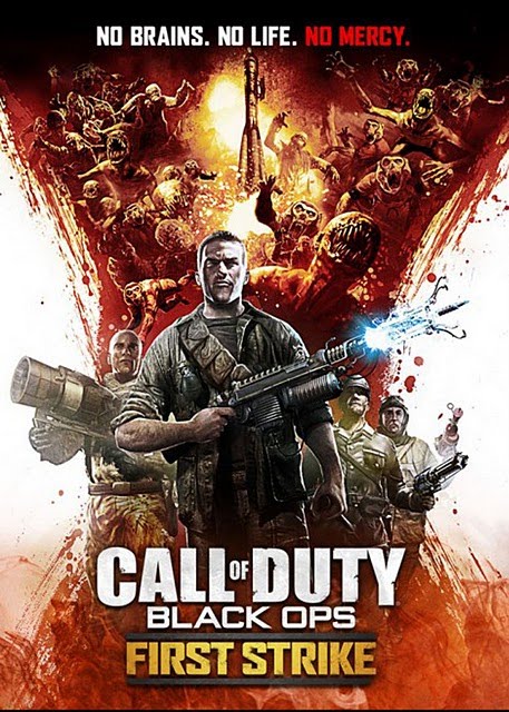 Black Ops First Strike DLC Zombie Ascension Poster Call of Duty Black Ops