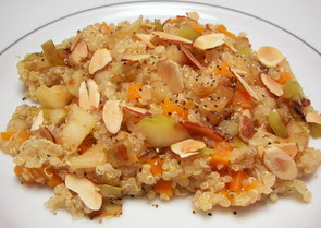 Hearty Quinoa with Sautéed Apples and Almonds Hearty Quinoa with Sautéed Apples and Almonds