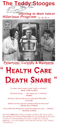 The Teddy Stooges in 'Health Care Death Snare'