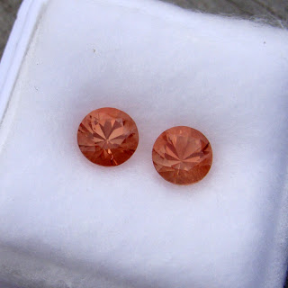 5mm orange sunstone