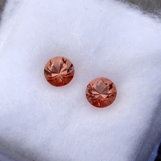 4mm orange sunstone