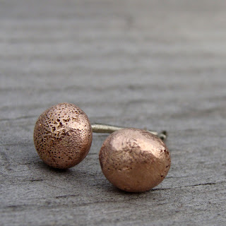 rose gold earrings