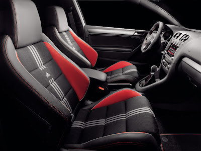 2010 Volkswagen Golf GTI adidas Interior Seats