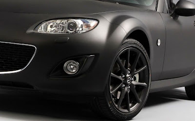 Mazda MX5 Matte Black Special Edition Black Wheel