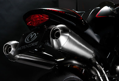 Ducati Monster Titanium Exhaused View