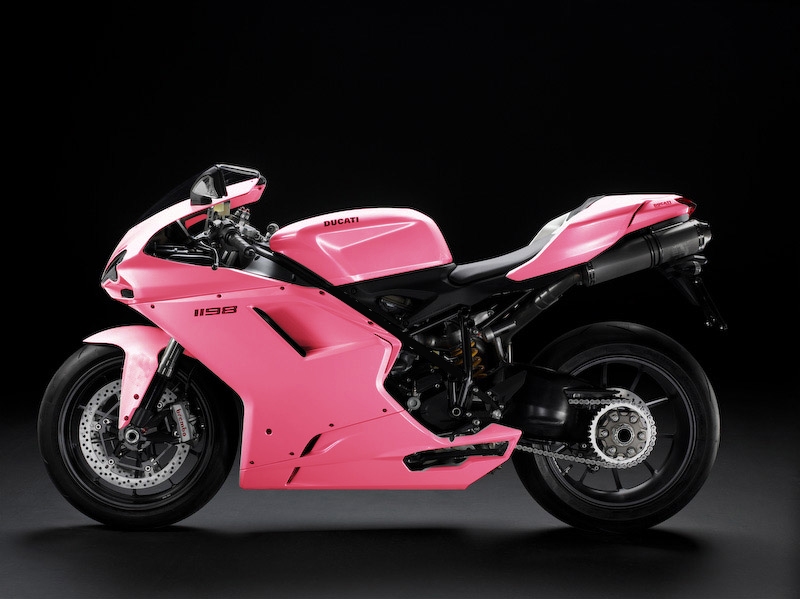 2009 Ducati 1198 Pink Color