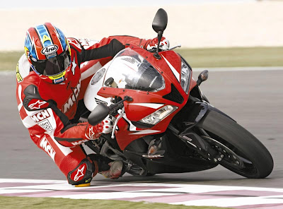 2009 Honda CBR600RR Top Action
