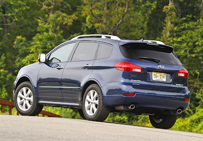 2010 Subaru Tribeca Rear Side View