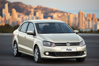 2011 Volkswagen Polo Sedan Front Angle View
