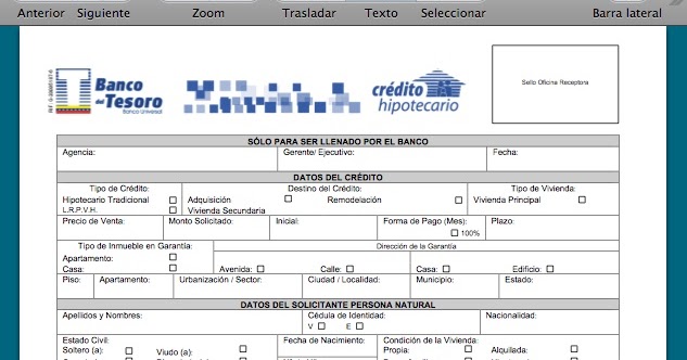 credito habitacional banco de venezuela requisitos