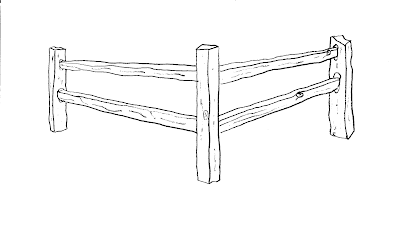handmade furniture and things splitrail fence drawing