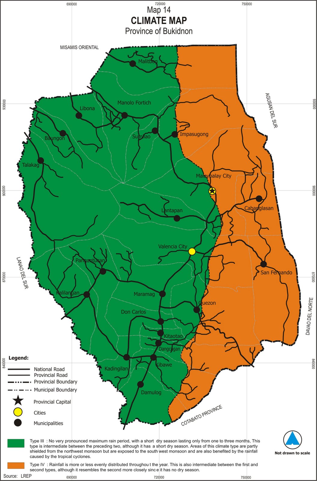 Valencia Bukidnon Map