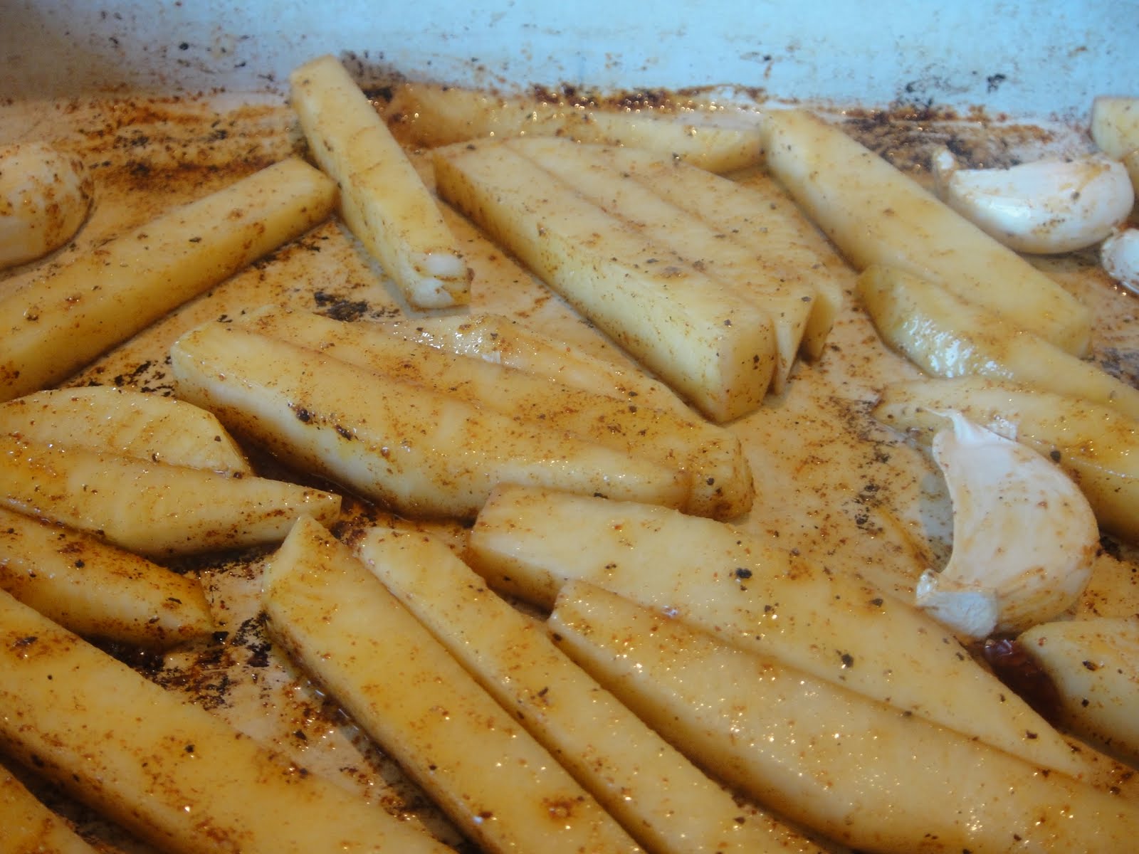 roonie's blog Rutabaga Fries. Also known as Swede Chips.