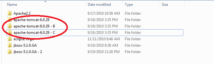 Download tomcat 6.x,