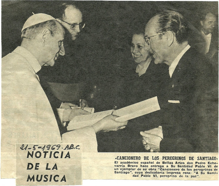 DON PEDRO ECHEVARRÍA Y SEÑORA DOÑA LAURA MARTÍNEZ VAZQUEZ RECIBIDOS POR SU SANTIDAD PABLO VI