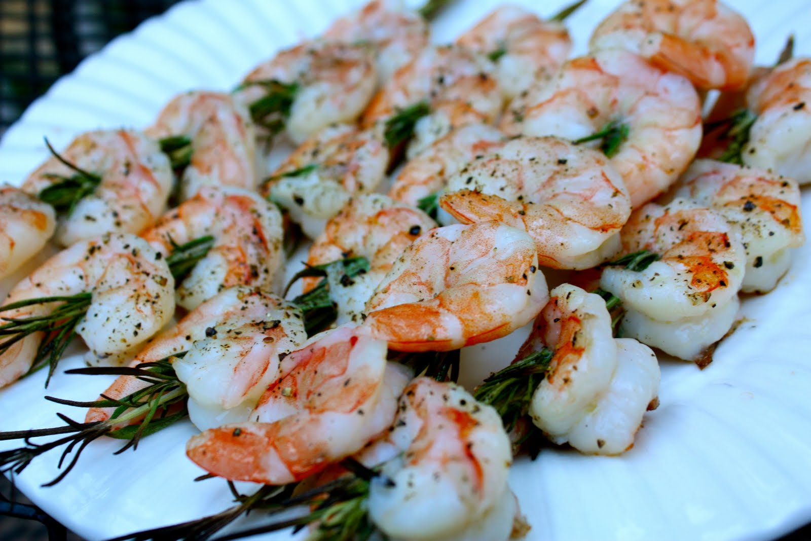 Have Her Over For Dinner Grilled Rosemary Shrimp Kebabs
