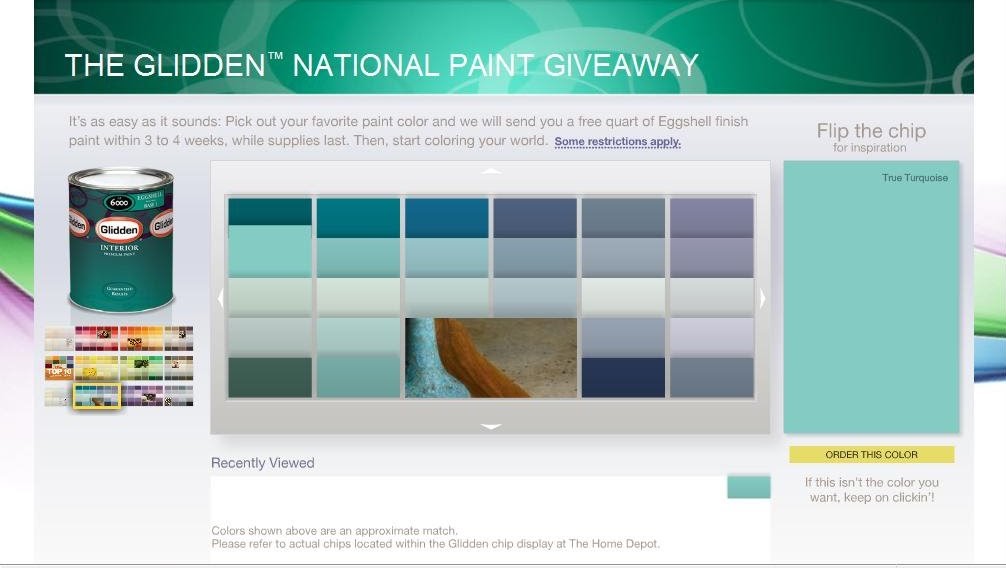 Whimsical Creations Free Glidden Paint