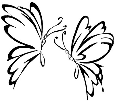 Lindas borboletas para as meninas colorir Esse desenho fico muito bonito em