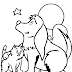 desenho de cachorro e gato animais para colorir e imprimir