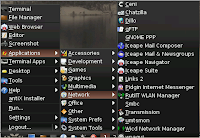 antiX linux operating systems network menu