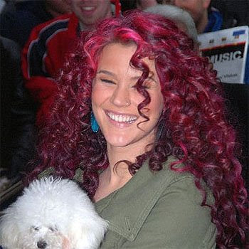 Red Funky Curly Hairstyles And Trend Hair Color