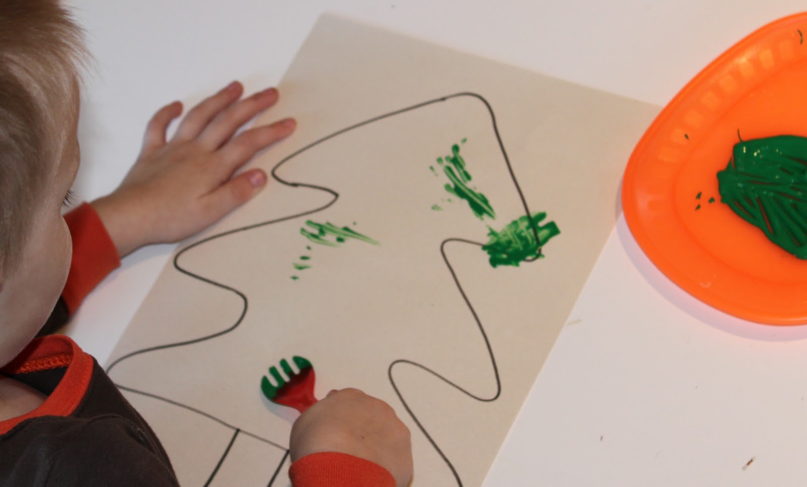 Paint and Glue Tree The Activity Mom