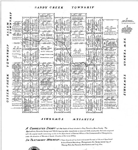 GeneaMusings Pennsylvania Warrantee Township Maps, and more