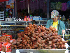 fruit seller, Thai side of Cambodian border