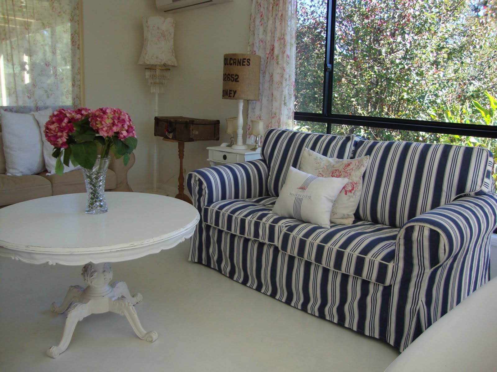 A Beachy Sofa Paint Me White