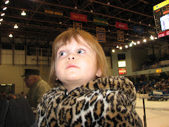 Avery @ a hockey game!