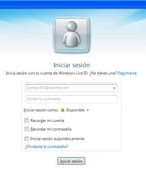 Acceder a Hotmail desde el MSN300 Acceder a Hotmail desde el MSN300
