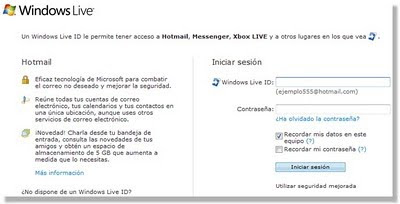 WWW.HOTMAIL.COM INICIAR SESION