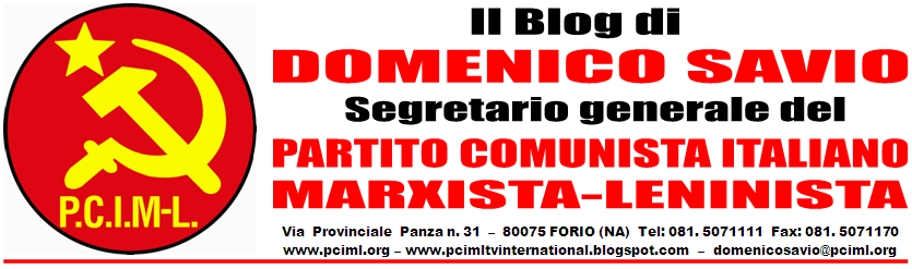 DOMENICO SAVIO SEGRETARIO GENERALE DEL P.C.I.M-L.