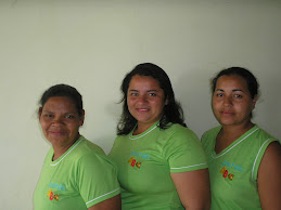 Aparecida, Lúcia e Regiane.