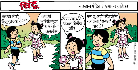 Chintoo comic strip for January 01, 2006