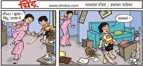 Chintoo comic strip for December 14, 2008