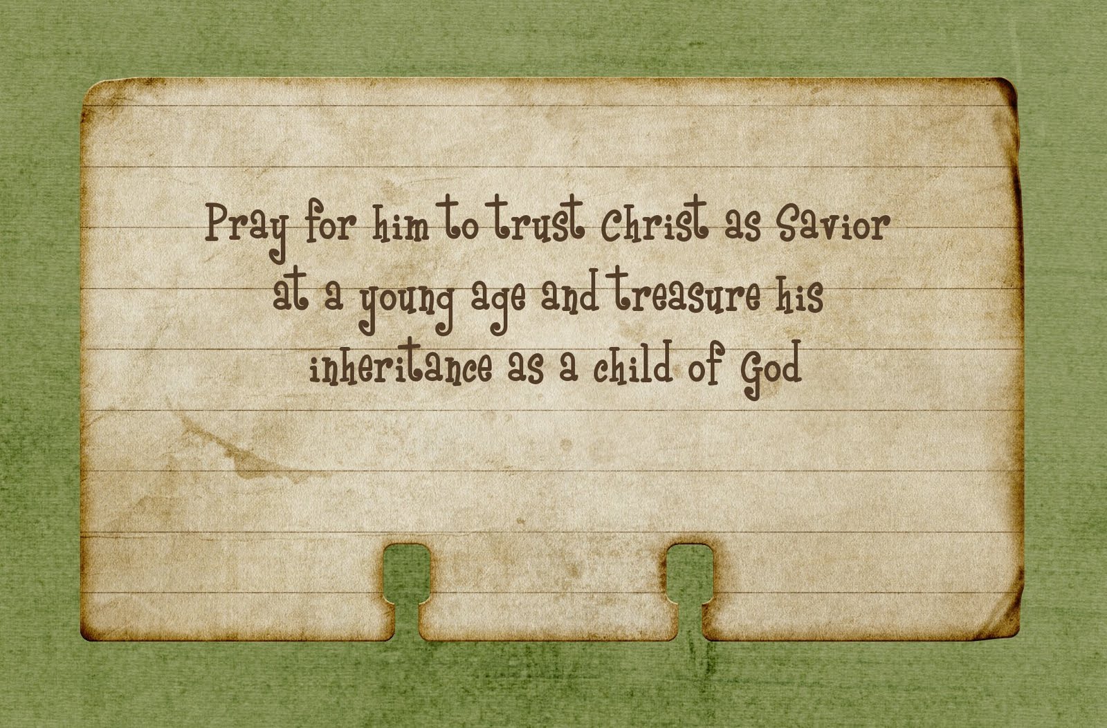 The Duty Chronicles Baby Shower Prayer Cards