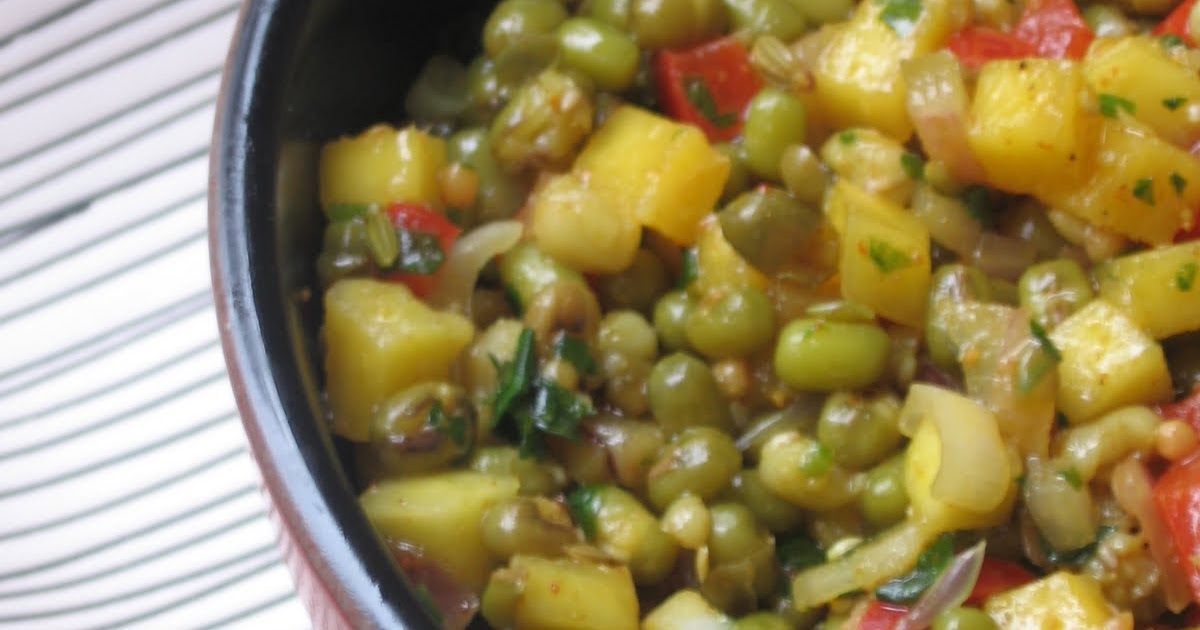 Foodwanderings Indian inspired mung bean salad