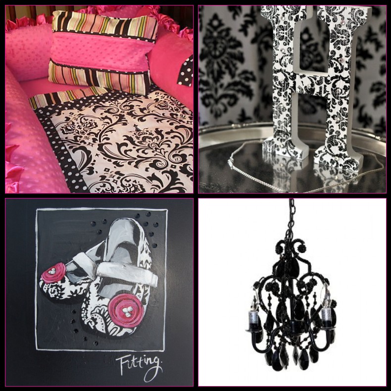 Affection for Detail Hot Pink and Damask