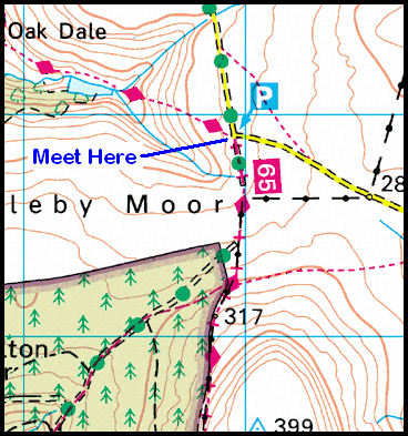 Map of the Black Hambleton area
