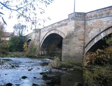 Catterick Bridge from the east side looking south Catterick Bridge