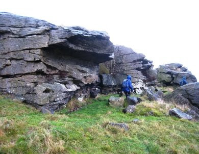 Exploring the crags at Crag Hill Crag Hill