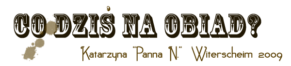Co dziś na obiad?